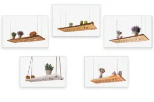 Einheitliche Perspektive – Holzlampen-Serie